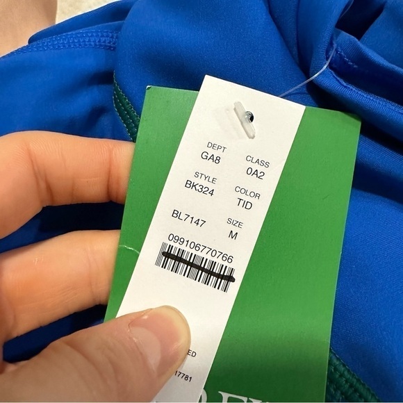 J crew sleekstretch high rise leggings rise water blue - Picture 3 of 4